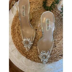 Wetkiss Women's Crystal Rhinestones
Slingback Heels Shoes